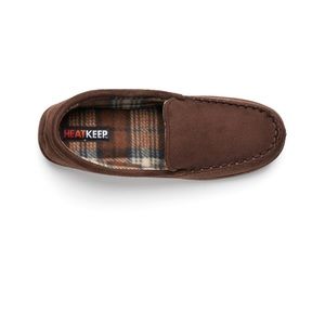 men's heatkeep microsuede venetian moccasin slippers